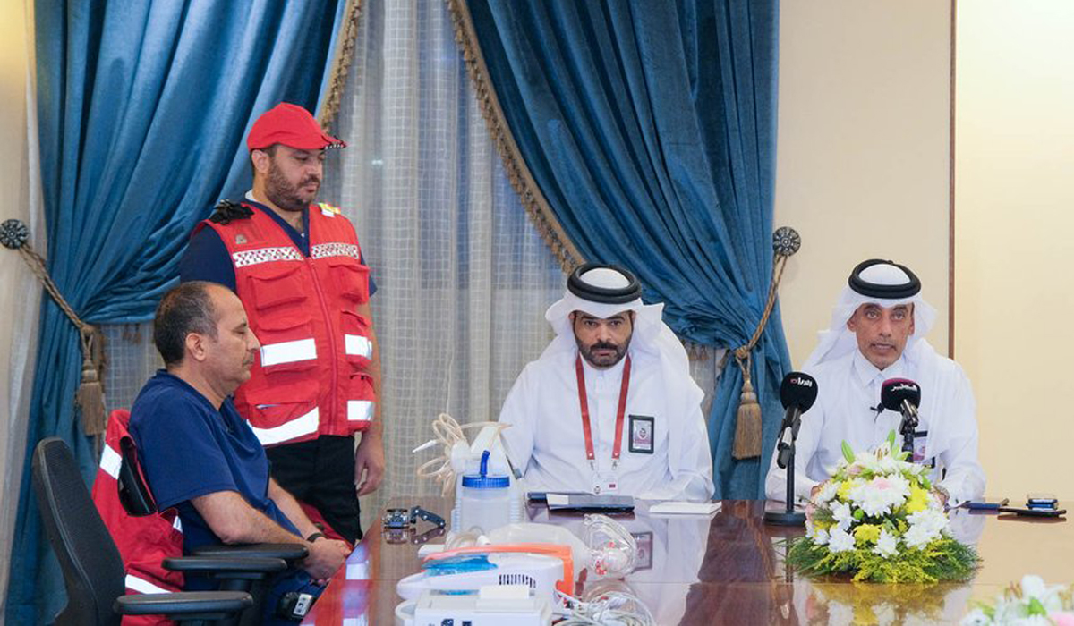 Qatari Hajj Mission Unveils Medical HT Rescue Jacket for Service of Qatari Pilgrims in Holy Sites
